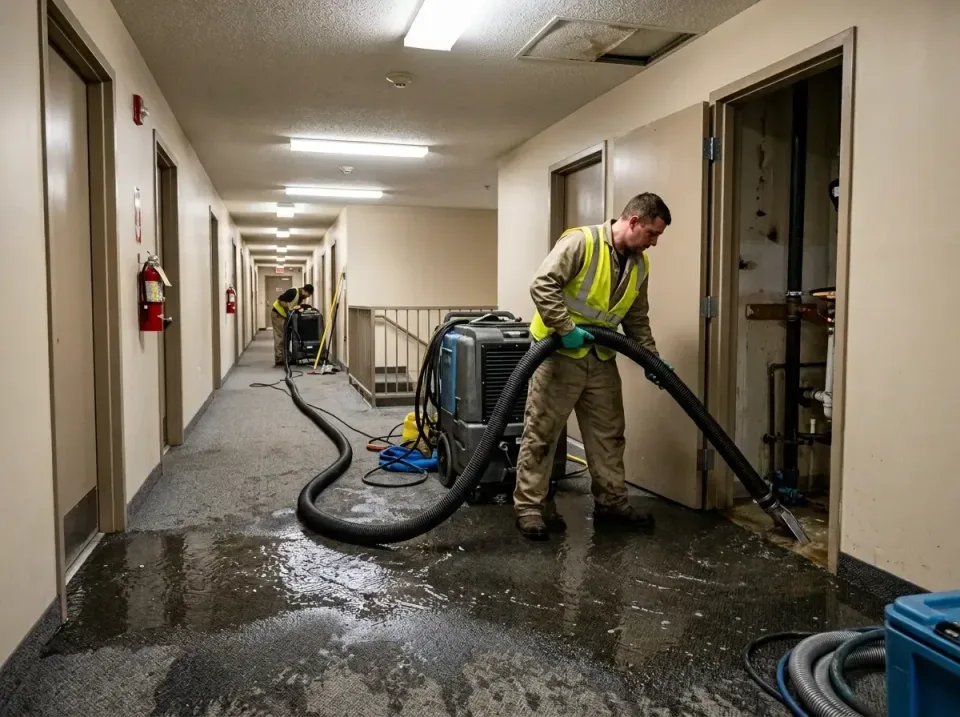 multi-unit-apartment-hallway-f-005 — frequently asked questions, Emergency Burst Pipe Water Extraction & Removal in Rivanna,…